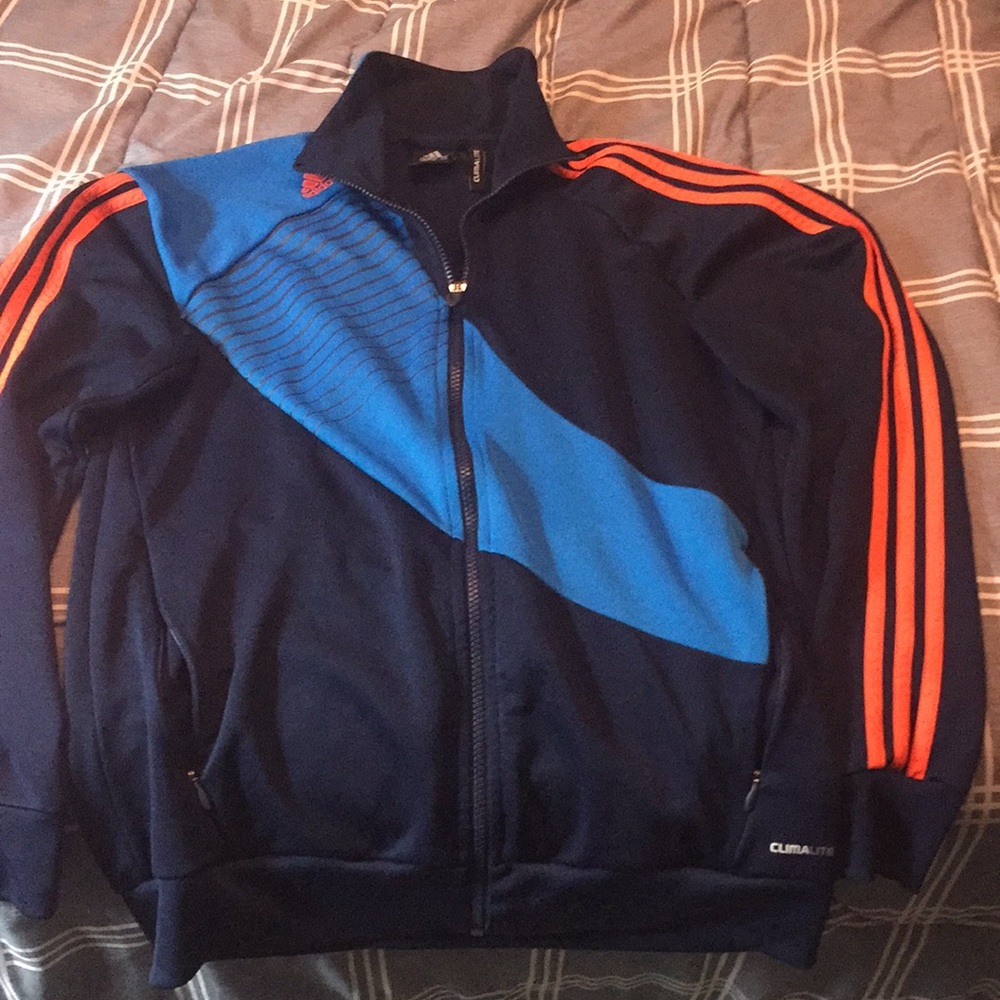 Adidas zip-up track jacket